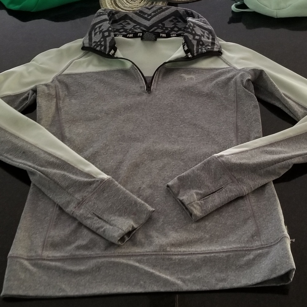 Victoria's secret pink half zip